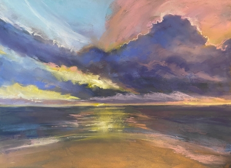 Violet Daybreak by artist Carolyn Kilday